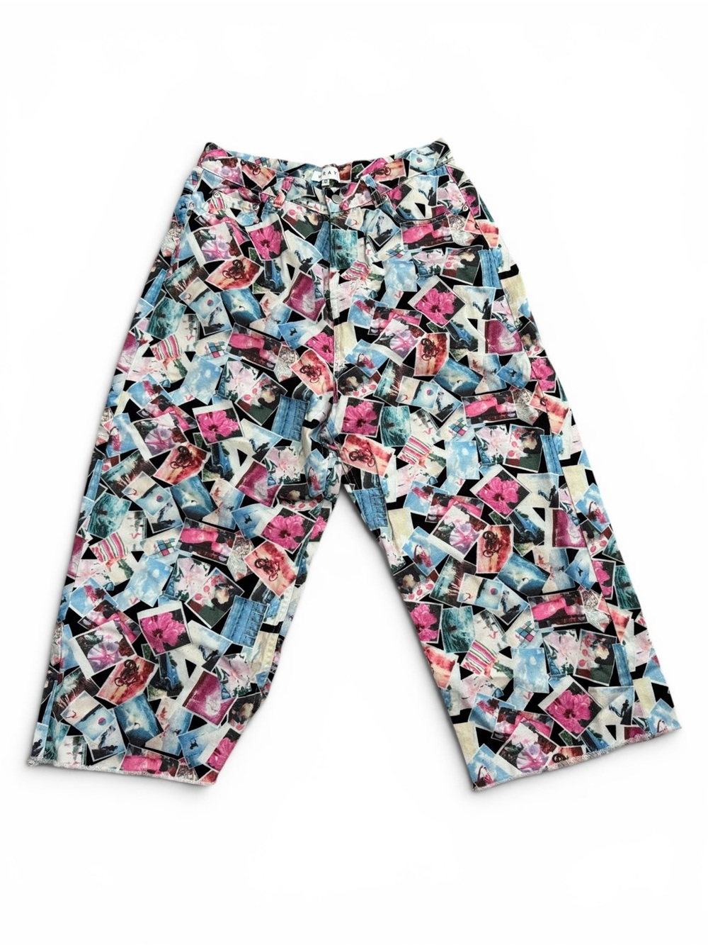 Wray‎ NYC Picture Collage Crop Jeans
